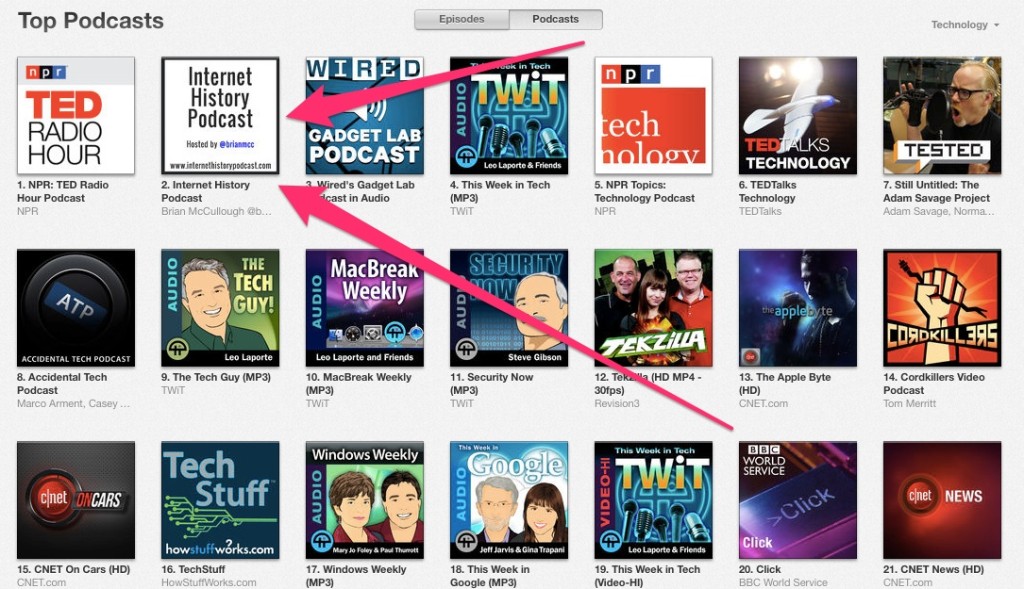 Internet History Podcast On Itunes