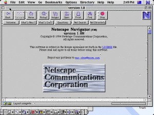 Netscape Navigator 1.0