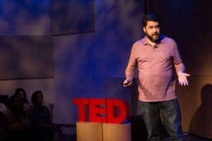 Brian McCullough speaks at TED Resident's Salon, July 12, 2016, New York, NY. Photo: Ryan Lash / TED